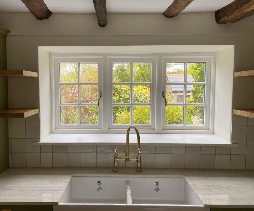 Aluminium casement-windows